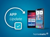 Das Update für die Homematic IP App mit den Versionsnummern 2.9.0 (iOS) und 2.9.8 (Android) wird ab dem 19.10.21 ausgerollt.