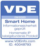 VDE-Zertifikat Homematic IP kabelgebundenes Protokoll (Copyright: eQ-3)