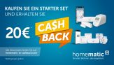 Banner Cashback Aktion 2021, Homematic IP