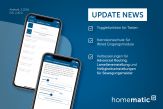 Ein weiteres Update für die kostenlose Homematic IP App bringt zahlreiche Verbesserungen und neue Features. (Copyright: eQ-3 AG)