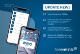 Das Update erweitert die kostenlose Homematic IP App um nützliche Features und Verbesserungen.  (© eQ-3 AG)  