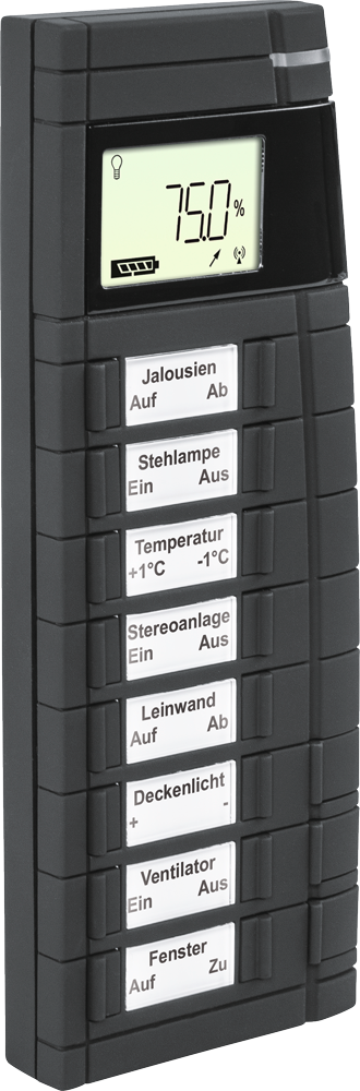 HomeMatic Funk-Fernbedienung 19 Tasten, Schwarz - EQ-3